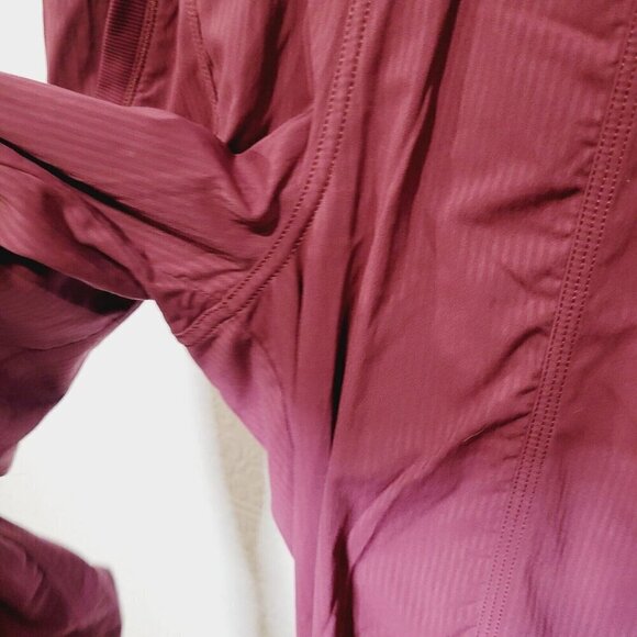 Lululemon In Flux Crop W6E55S Pant Womens Size 2 Red Grape Activewear - Picture 7 of 12